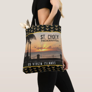 US Virgin Islands Flag St. Croix Frederiksted USVI Tote Bag