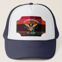 US Virgin Islands Flag St. Croix Madras Custom