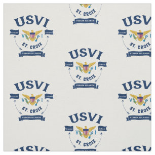 US Virgin Islands Flag St. Croix USVI Caribbean Fabric