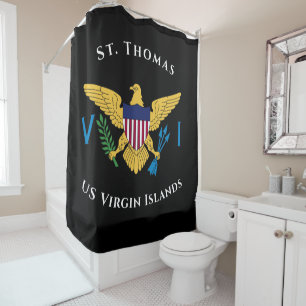US Virgin Islands Flag St. Thomas USVI Tropical
