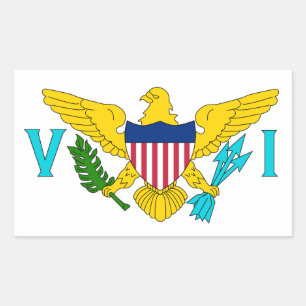 US Virgin Islands Flag Sticker