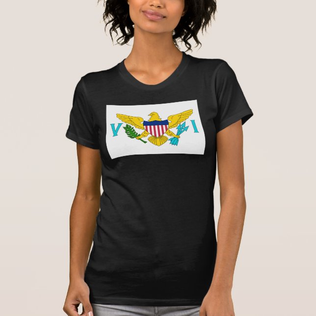 US Virgin Islands Flag T-Shirt (Front)