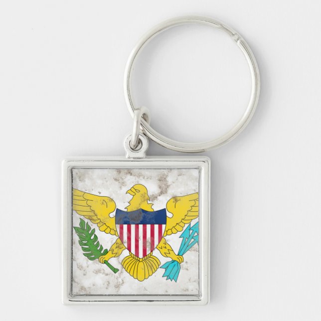 US Virgin Islands Keychain (Front)