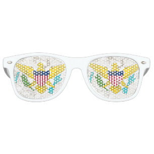 US Virgin Islands Retro Sunglasses