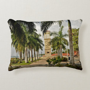 US Virgin Islands St. Croix Palm Trees Tropical Decorative Pillow