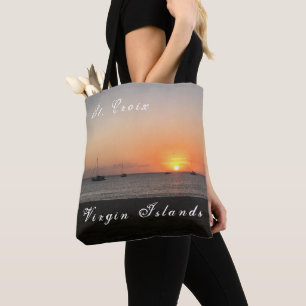  US Virgin Islands St. Croix Sunset Tropical USVI Tote Bag