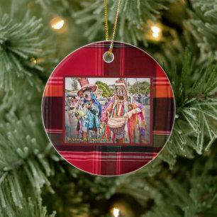 US Virgin Islands St. Croix USVI Masqueraders  Ceramic Ornament