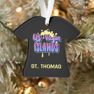 US Virgin Islands St. Thomas USVI Christmas Ornament