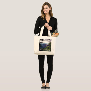 US West Virginia - New River Gorge Bridge - Large Tote Bag
