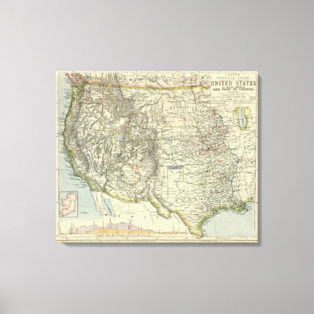 US Western Canvas Print (Front)