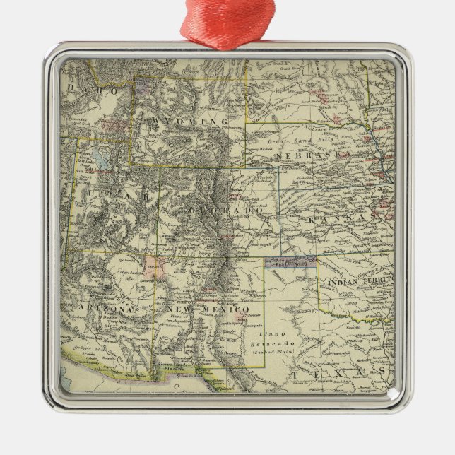 US Western Metal Ornament (Front)