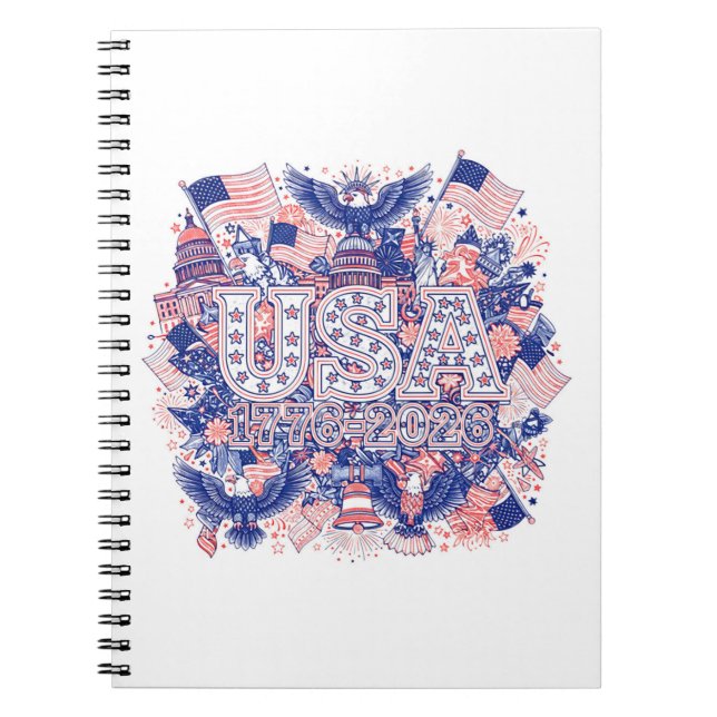 USA 1776-2026 NOTEBOOK (Front)