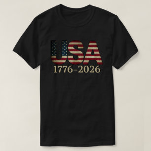 USA 1776-2026 Patriotic  T-Shirt