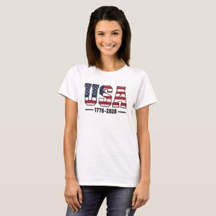 USA 1776–2026 Shirt America 250 Patriotic