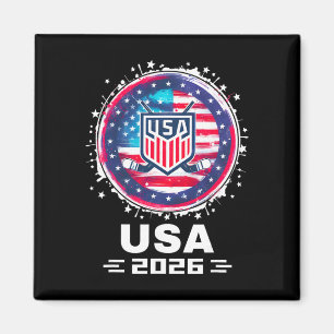 Usa 2026 Hockey American Flag Women Men Kids Hocke Magnet