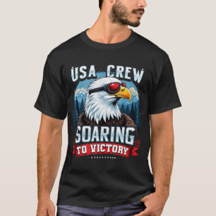 USA 2026 Winter Sports Team Spirit Supporter USA T-Shirt
