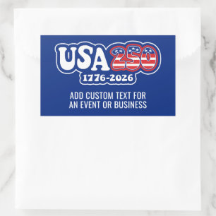 USA 250 - America's 250th Birthday Red White Blue Sticker