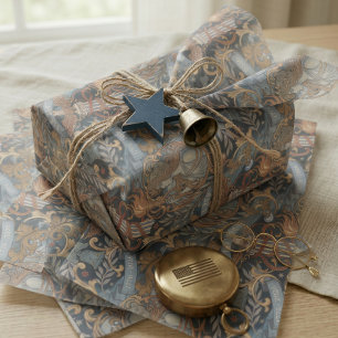 USA 250 Liberty Art Nouveau Pattern ID1302 Tissue Paper