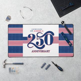 USA 250 Patriotic Desk Mat 