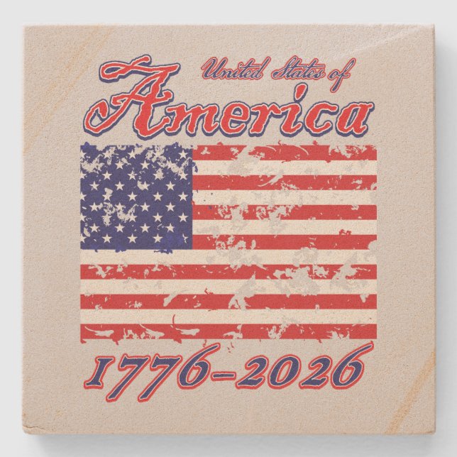 USA 250 STONE COASTER (Front)