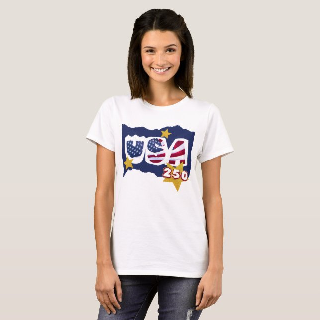 USA 250 T-Shirt (Front Full)