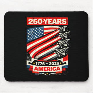 Usa 250 Years 1776-2026 250th Birthday 4th Of July Mouse Pad