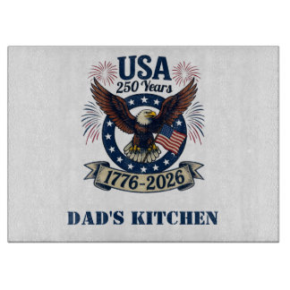 USA 250 Years American Eagle Cutting Board