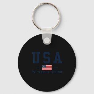 Usa 250 years of freedom 1776 2026 america's 250th keychain