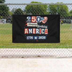 USA 250 Years of Freedom   1776–2026 Patriot Banner