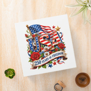 USA 250 Years of Freedom Celebration Binder