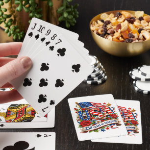 USA 250 Years of Freedom Celebration Playing Cards