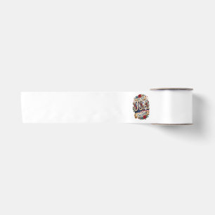 USA 250 Years of Freedom Floral Americana Satin Ribbon