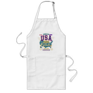 USA 250 YEARS OF FREEDOM LONG APRON