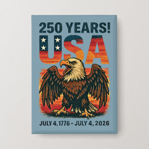 USA 250 Years – Patriotic Bald Eagle July 4th 2026