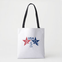 USA 250 Years - Red blue and white stars design