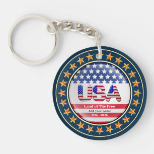 USA 250e anniversaire I Patriotique 1776-2026 Keyc
