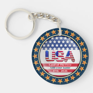 USA 250e anniversaire I Patriotique 1776-2026 Keyc