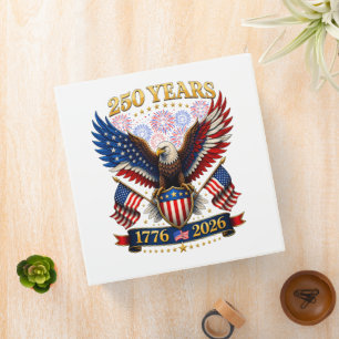 USA 250th Anniversary 1776-2026 Binder