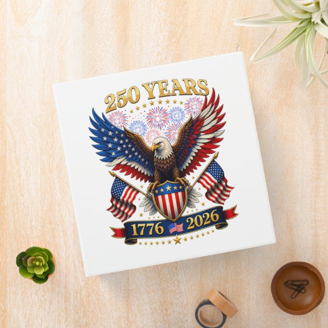 USA 250th Anniversary 1776-2026 Binder (In Situ)