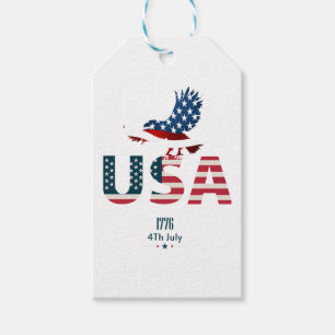 USA 250th Anniversary 1776 - 2026 Gift Tags