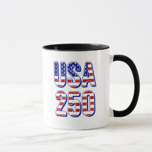 USA 250th Anniversary 1776-2026 Patriotic American Mug