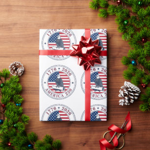 USA 250th Anniversary 1776-2026 Wrapping Paper