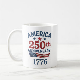 USA 250th Anniversary 1776 Heritage Coffee Mug