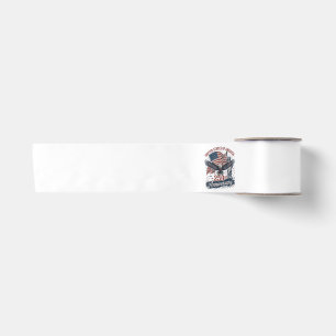 USA 250th Anniversary Bald Eagle Statue of Liberty Satin Ribbon