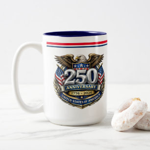 USA 250th Anniversary Coffee Mug