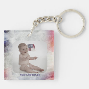 USA 250th Anniversary Custom Baby Keychain