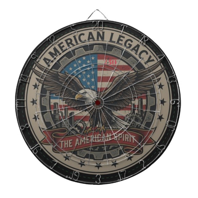 USA 250th Anniversary  Dartboard (Front)