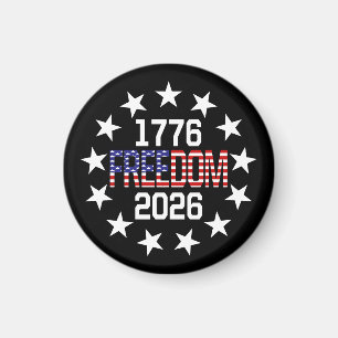 USA 250th Anniversary Freedom Magnet
