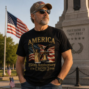USA 250th Anniversary Lady Liberty T-Shirt