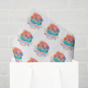 USA 250th anniversary Palm Trees Tissue Paper